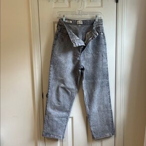 Universal Thread Women's Gray Vintage Straight Leg Jeans